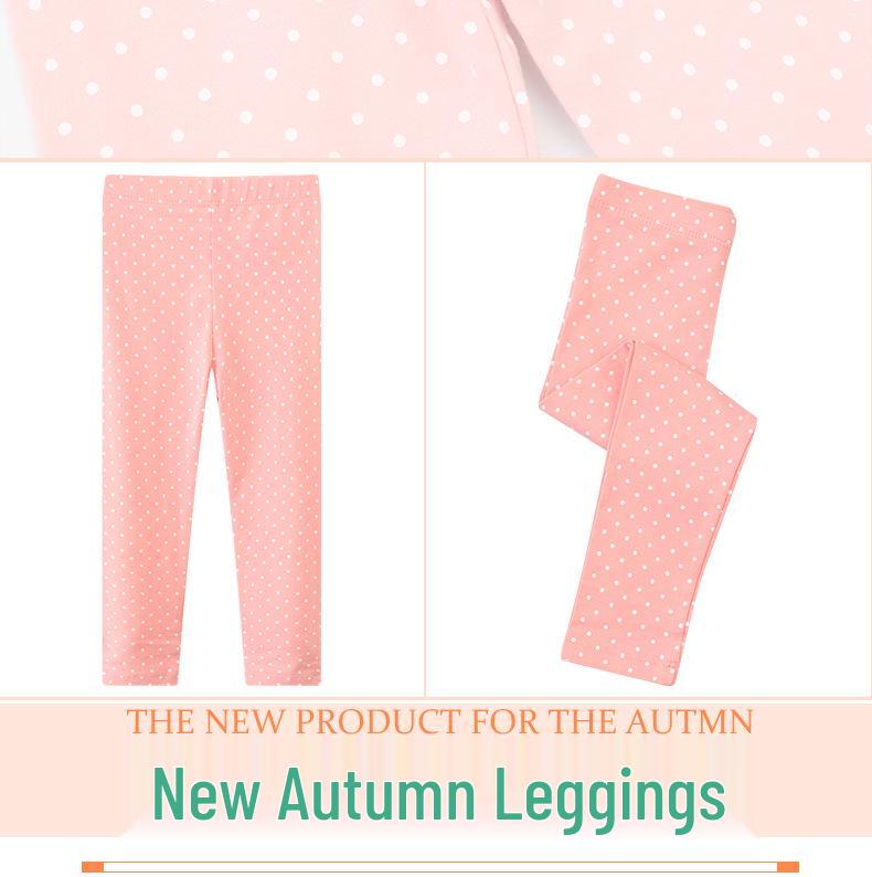 New Spring & Autumn Girls' Leggings with Princess Skirts and Outerwear Pants for Kids