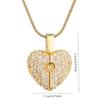 Open and Close Love Necklace for Women, Fashionable and Versatile Exquisite Accessories Gifts