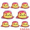 10pcs Cute Cartoon Embroidered Patches Diy Pudding Donuts Ice Cream Doodle Stickers Iron On Patches For Clothing Decoration 