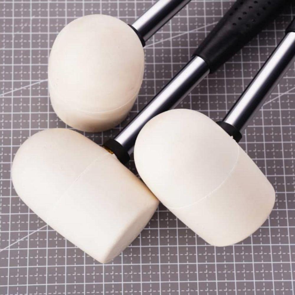 Měkké gumové gumové kladivo Multifunkční kladivo Bílé gumové kladivo Podlahový nástroj