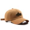 Lucky Embroidery Casual Baseball Cap Solid Color Simple Dad Hat Unisex Sun Hats For Women Men