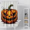 Home Shower Curtains for Bathroom Waterproof Fabric Modern Nordic Style Living Room Curtain Halloween Autumn Pumpkin Decoration
