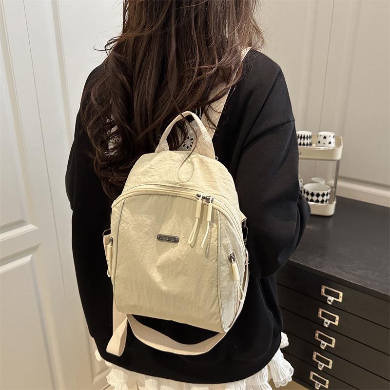 Schoolbag1011 New Fashion School Bag Large Capacity Travel Tide Backpack Women Oblique Span Bag Light Shoulder Bag Wholesale