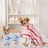 Quick-Dry Pet Ultra Absorbent Towel Coral Velvet Post-Bath Grooming Wrap Dog Bath Robe  After Swim