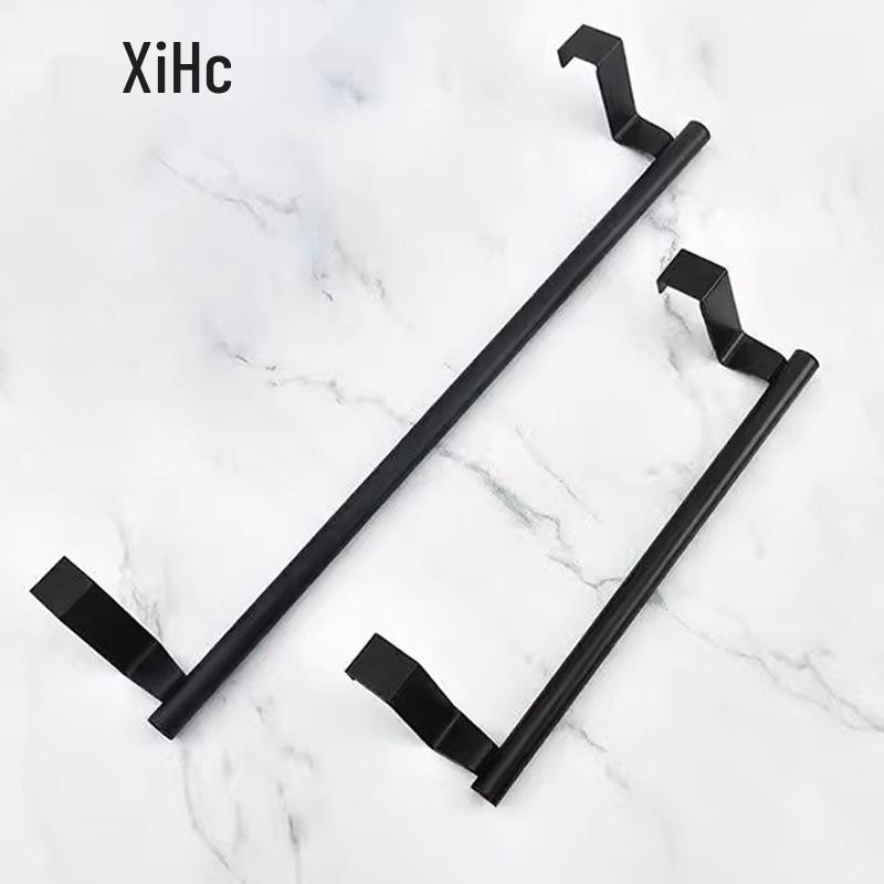 Nerezový držák na ručníky bez vrtání pro skříňky a dveře - Kuchyňské a koupelnové úložné prostory