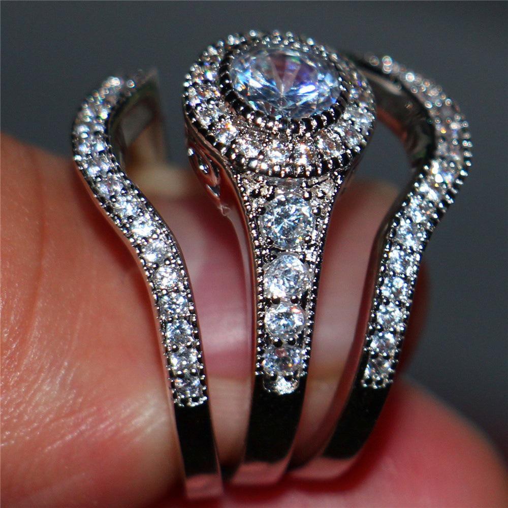 European & American Women's New Three-Piece Ring Set - Model R5618