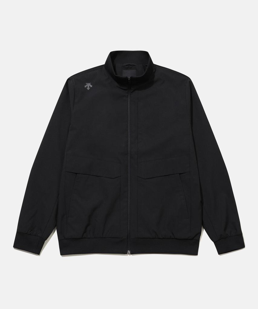Descente Fleece-Lined Bomber Jacket Black Sr121Ujk12