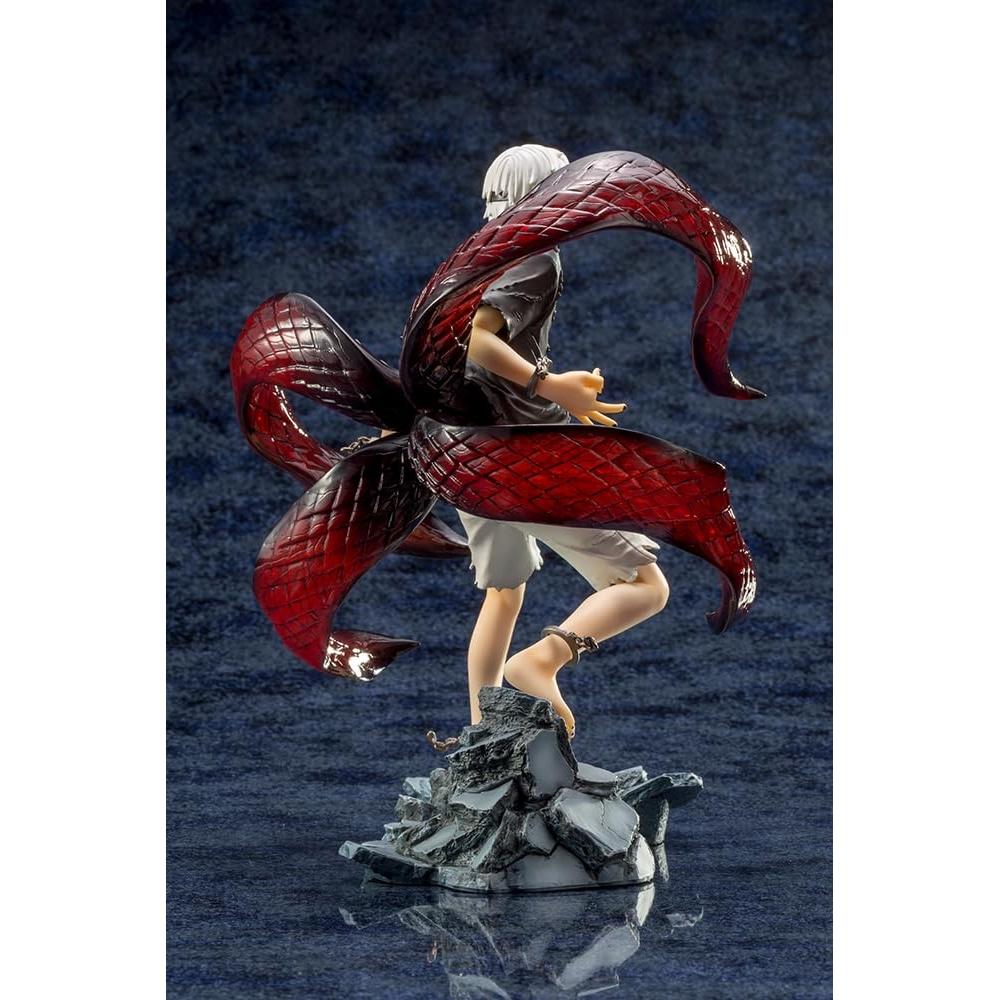 Kotobukiya Tokyo Ghoul ARTFX J Ken Kaneki AWAKENED Repaint ver. 18 skala PVC malt ferdig figur