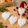 Gnome Beard for Crafts 3Pcs DIY Beards with Wooden Ball Noses, Plush Beard, Christmas Elf Set Faux Fur Dwarf Handmade Doll Decorations Nose