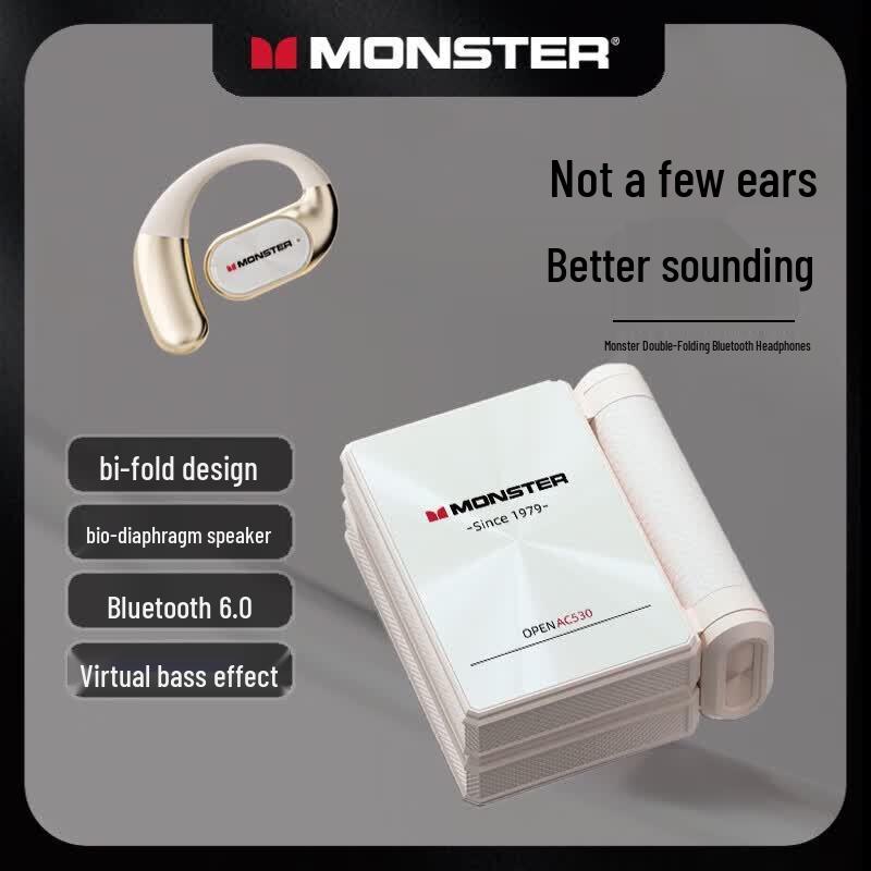 Monster AC530 Ear-Hook Wireless Bluetooth Sports Headphones