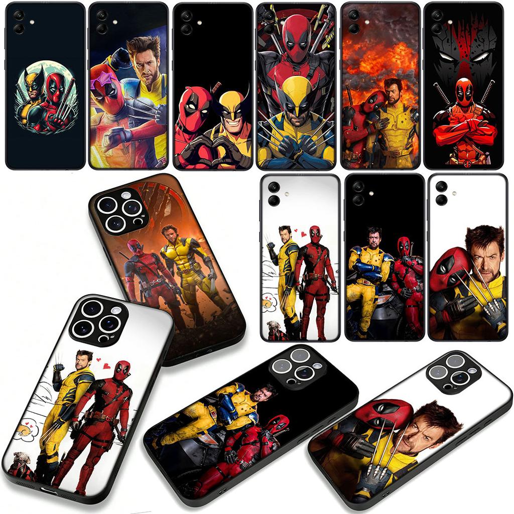 for Motorola Moto G54 G05 G24 G55 G75 G85 G15 G57 G86 Power Edge 50 30 Ultra Fusion neo Pro Case Wolverine Movie Deadpool Marvel