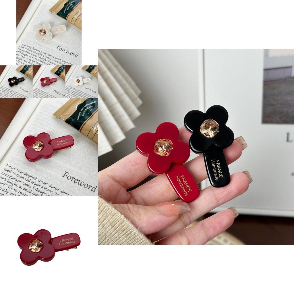Luxury Acetate Mini Hair Clips With Crystal Embellishments For A Fashionable Look In Fall 2024