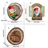 Reading Gnomes Tree Faces Decors Outdoor Yard Statues Hanging For Fairy Garden Resin Crafts And Flower Pot Landscape