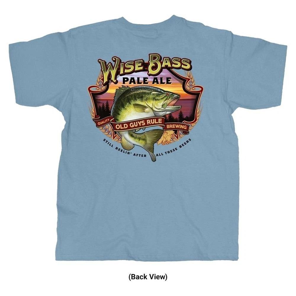 New OLD GUYS RULE T Shirt Wild Bass XL