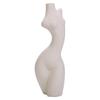 Human Body Shape Ceramic Sculpture Vase - White Decor Art Piece