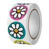 500pcs Cute Cartoon Flower Stickers 1inch Reward Sticker Round Flower Seal Labels for Journal Handmade Gift Packaging Decor Kids