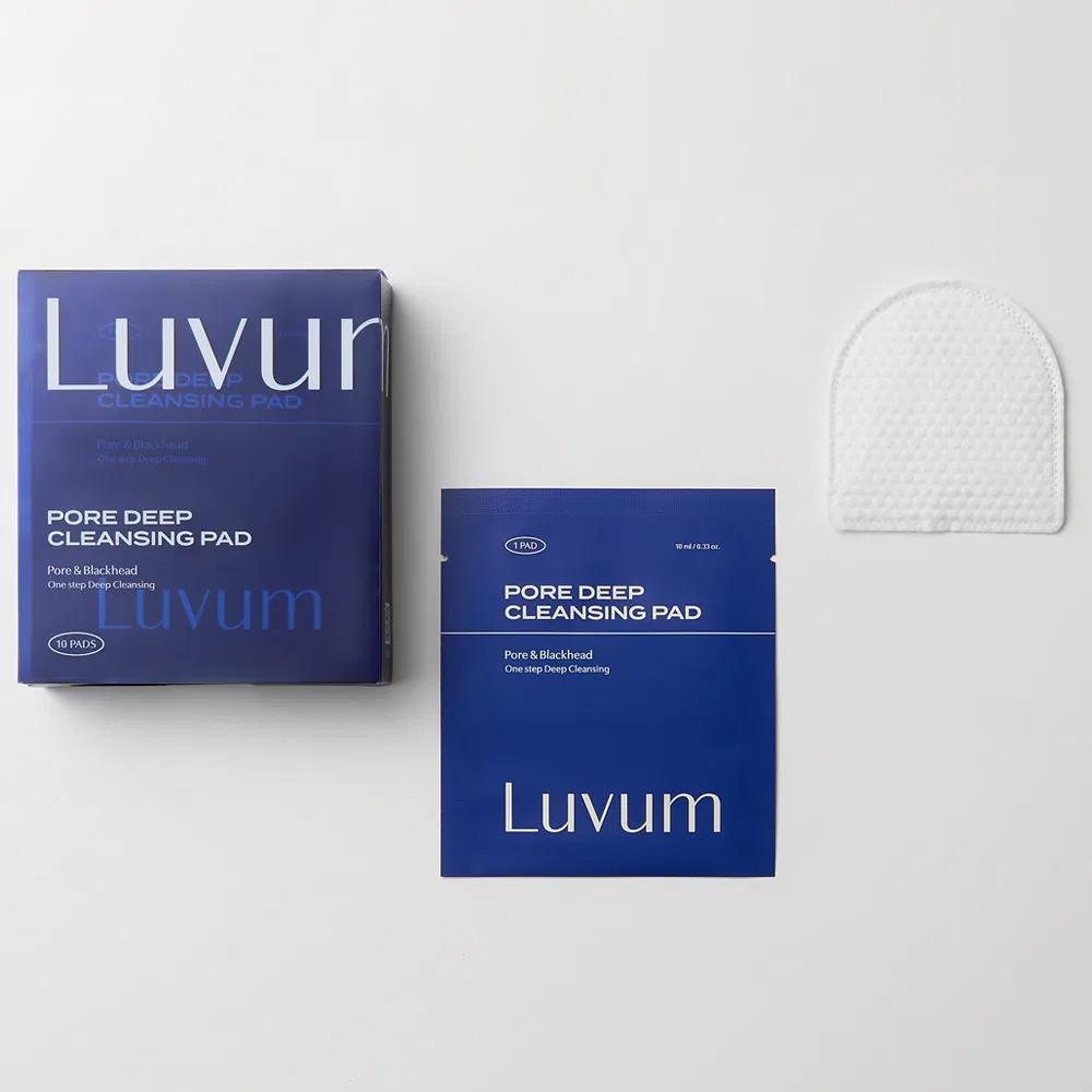 Luvum Pore Deep Cleansing Pad Clarifying Exfoliating 10ml 10ea Korean Skincare Daily Cleanser