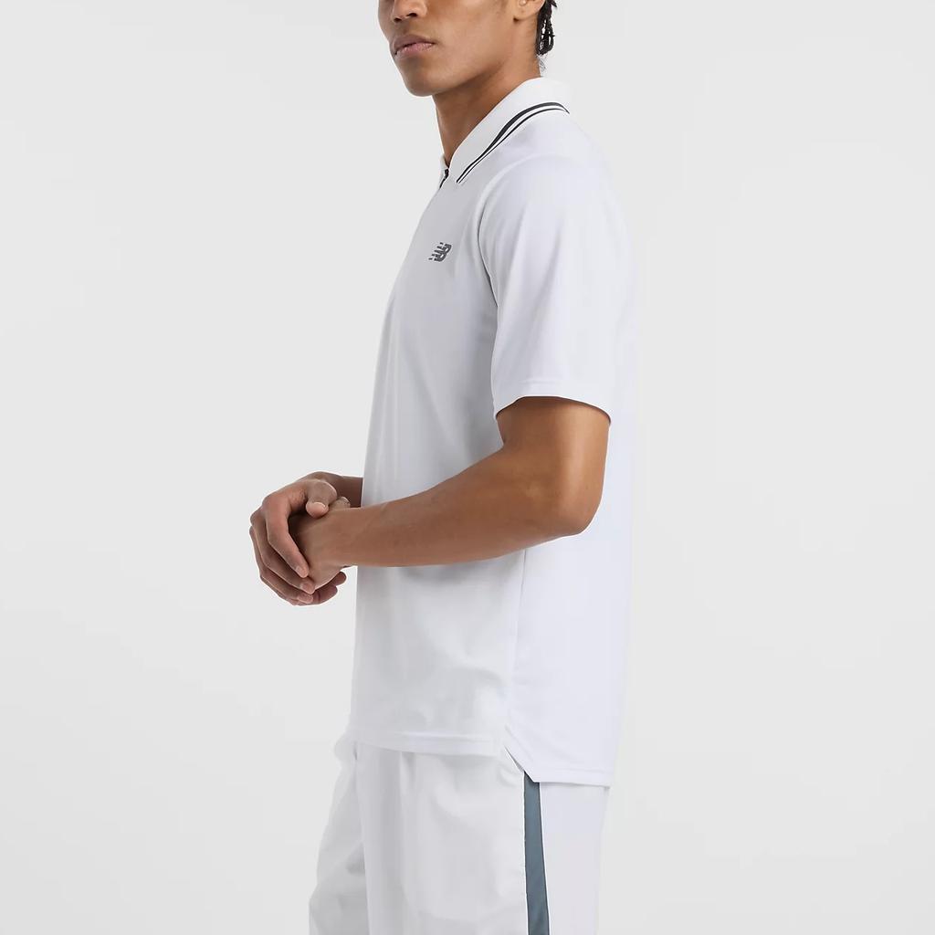 New Balance Polo Shirt Men's White MT41402-WT