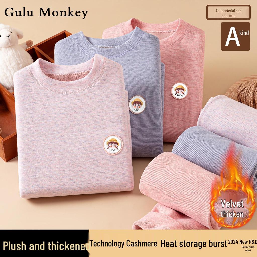 Dětský termo pyžamový set s fleecovou podšívkou na podzim/zimu - Unisex jednodílný