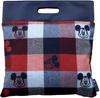 Marushin Disney Mickey Mouse H36 X Traditional Made with Wool Fabric by 2335017100 Bag, W35cm, Check, MOON, UK,