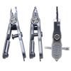 Fly Tying Fishing Line Cutter Scissors Aluminum Construction Sliding Lock Mechanism For Easy Carrying On Vests Bags