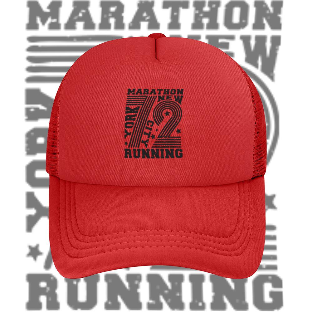 New York City Running Marathon Stars Stripes Baseball Cap Anime Graphic Hats Adult Unisex Women Sports Outdoor