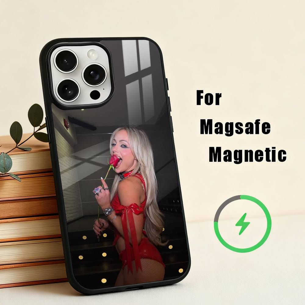L-Liv M-Morgan-N Phone Case For iPhone17,16,15,14,13,12,11 Plus,For Magnetic Wireless Charge Cover