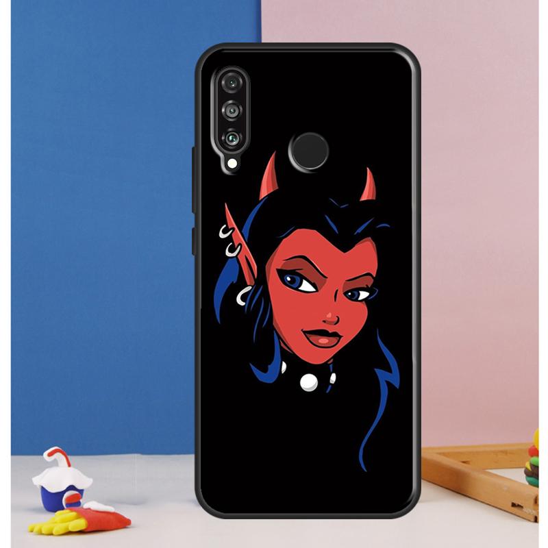 

Aesthetic Devil Woman Bad Girl For Huawei Nova 12s 12i 11i 5T Y90 Y70 Y60 Y61 Y91 Y72 9 10 SE P60 Pro P20 P30 P40 Lite Case Huawei Nova 9