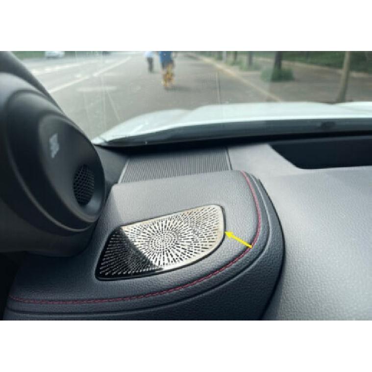 2020-2023 For Toyota Highlander Black Titanium Dash L&R Vent Speaker Cover 2PCS