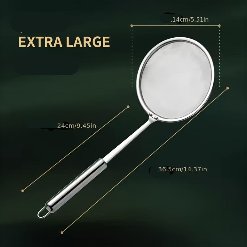 Fine Mesh 304 Stainless Steel Strainer Sieve Juice Egg Filter Colanders Coffee Tea Vegtables Filtering Food Kitchen Accessories