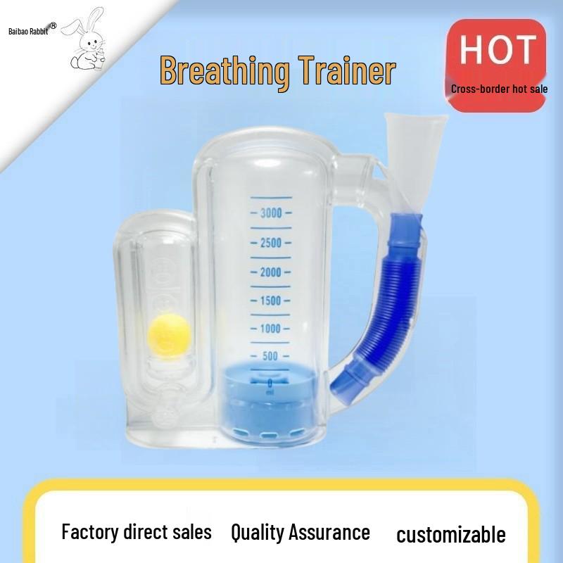 

Breathing Trainer for Lung Capacity: Single-ball Exercise Device for Students, Middle-aged, and Elderly Lung Rehabilitation. 3000 ml