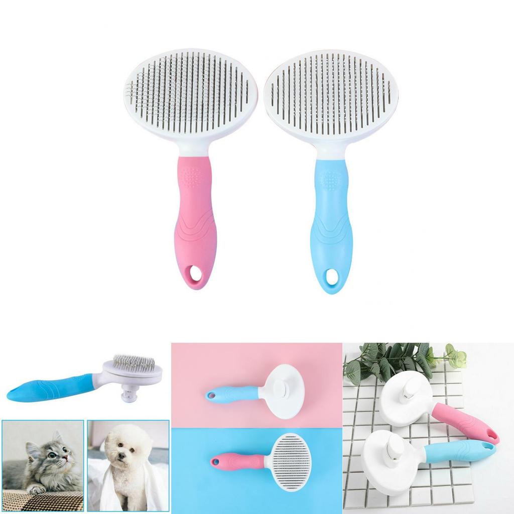 Round Head Pet Hair Comb For Automatic Hair Removal And Beauty Cleaning