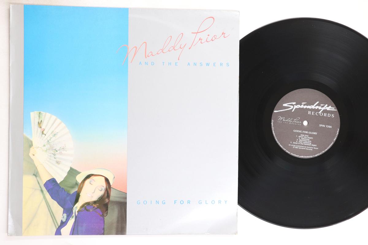 

LP Record MADDY PRIOR, ANSWERS - Going For Glory SPIN104 SPINDRIFT 1983 UK Rock Used
