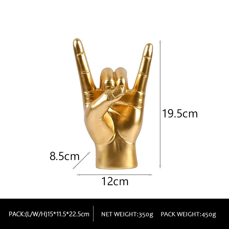 Aesthetic Luxury Figurines Hand Resin Creative Modern Accessories Kawaii Nordic Sculptures Original Valentines Day Gift Ornaments Room Decor