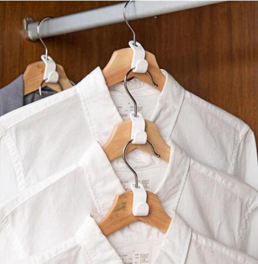 10/20 Stück Kleiderbügel Verbindungshaken für Kleiderbügel Kleiderschrank Closet Organizer Mini Aufbewahrungshaken Kleiderschrank Kleidung Mantel Organizer Rack