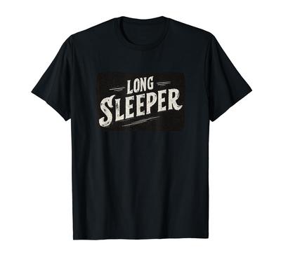 Cool Long Sleeper Embleem Kostuum. t-shirt