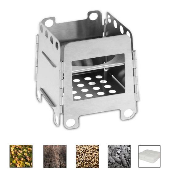 

Открытый портативный кемпинг печь печь легкая дровяная горелка карманный спирт