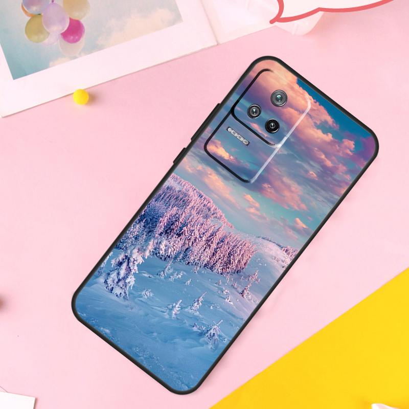 Winter Landscape Case For Xiaomi 13 14 Ultra 12 Lite 11T 12T 13T Pro POCO M6 Pro X6 X5 X3 F3 F5 M5s Cover