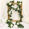 25m Artificial Rose Leaf Garland Silk Flower Vine Ivy Wedding Garden Home Decor
