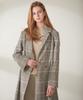 Not Houndtooth Check Trench Coat