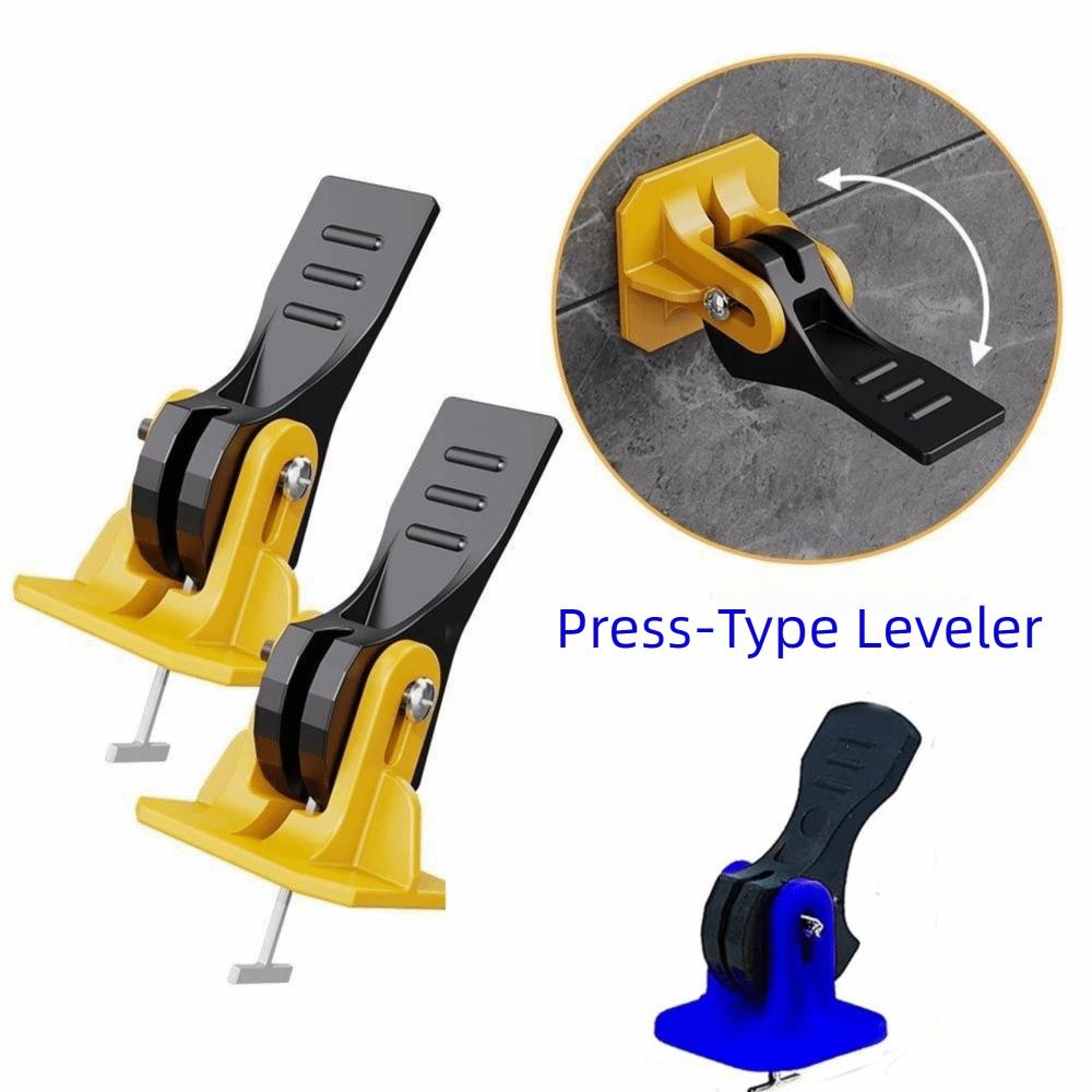 50Pcs Press Type Tile Leveling System Reusable Floor Leveling Tools Home Construction