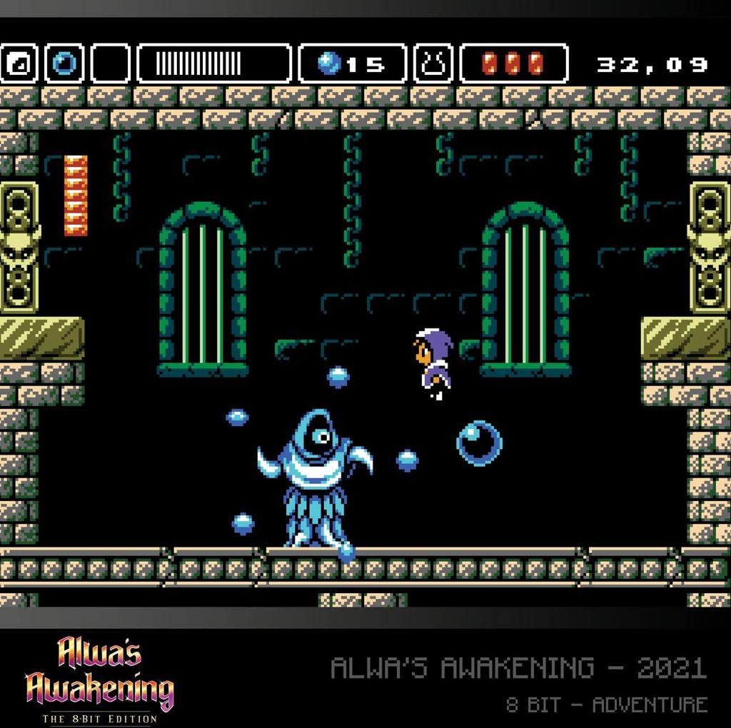 Evercade Alwa's Awakening / Cathedral Dual Cartridge
