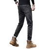 Autumn and Winter Four Seasons New Multi-color Cotton Elastic Large Size Straight Casual Denim Trousers Men's Trendy MEN