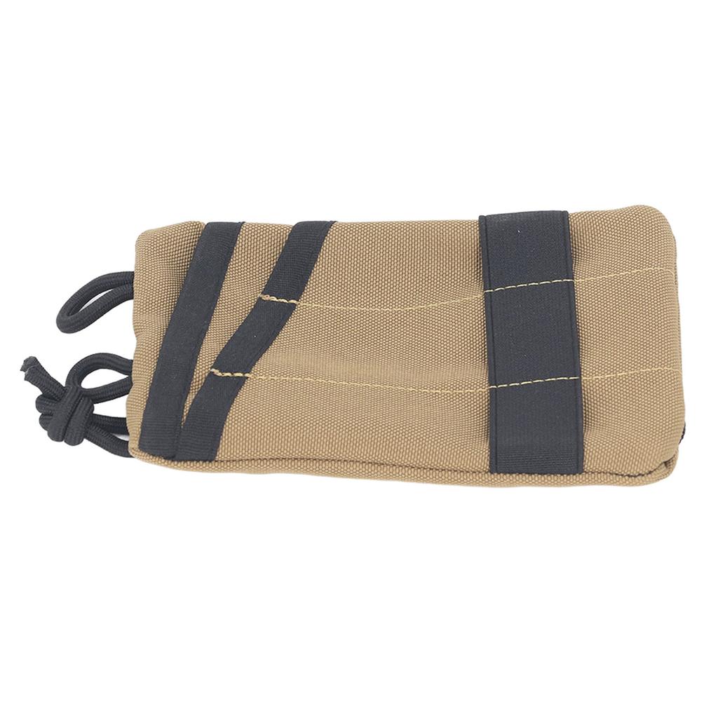 Pung i Oxford-stoff Bærbare innskuddsposer Nøkkelkortholder Myntkortholder Belteveske Oppbevaringspose khaki