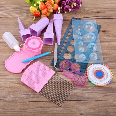 10Pcs DIY Quilling Pen Crimping Tool New Slotted Paper Scrapbooking Craft Random