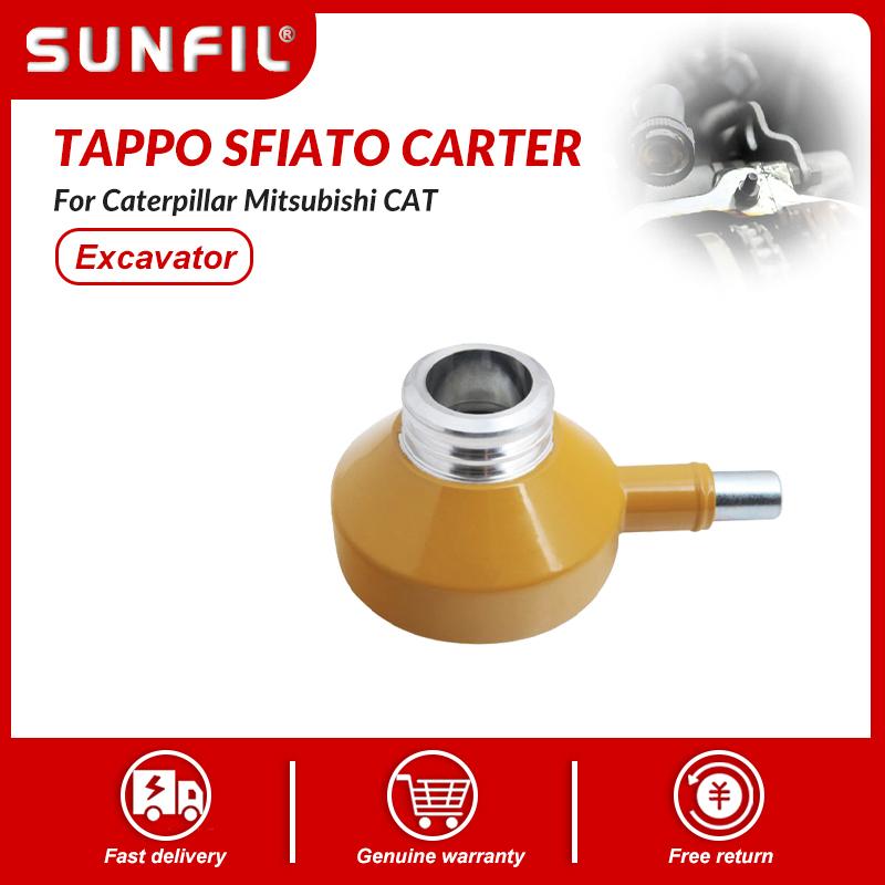 Tappo sfiato per motore Compatible with Caterpillar Mitsubishi  CAT S4K S6K S4KT E120B E312