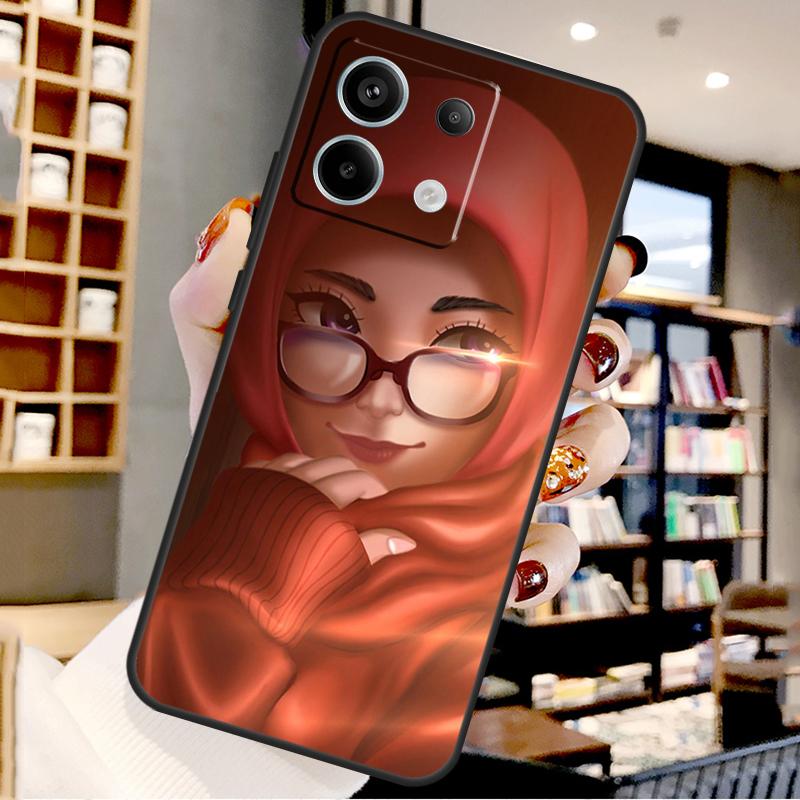 Islamic Hijab Girl Queen For Xiaomi Redmi Note 14 Pro 9 10 11 12 13 15 Pro Plus Case For Redmi 15 15C 14C 12C 10C 13C