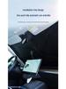 Full Bend Handle Front Windshield Sunshade: Umbrella-Style, Heat-Insulating Sun Protection with Pull Rope