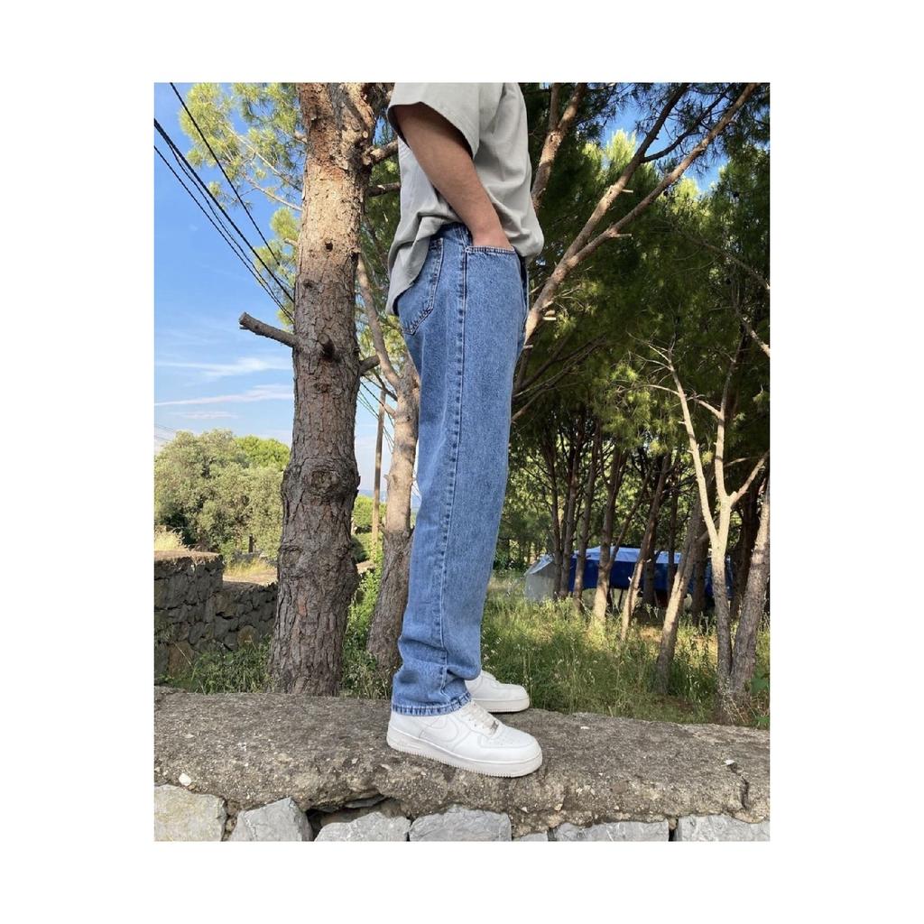 Washed Black Baggy Trousers