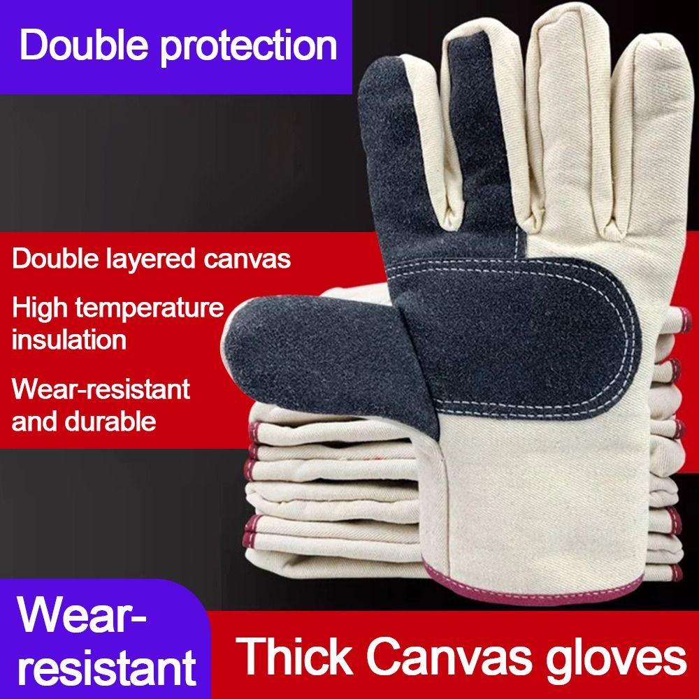 Canvas Labor Gloves Wear Resistant Mechanic Glove New Safety Gloves